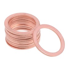 10Pcs 20mm x 26mm x 1.5mm Copper Flat Washer for Screw Bolt