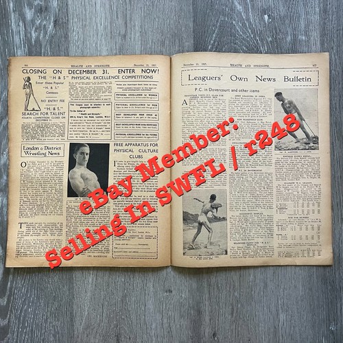 HEALTH AND STRENGTH Sports Magazine FITNESS WOMEN COVER DEC 11 1937 VOL 61 NO 24 - Picture 15 of 20
