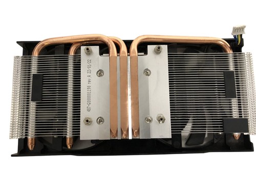 Gruppo ventola raffreddamento Powercolor Radeon RX 6600 XT con dissipatore per ricambi - Foto 4 di 5