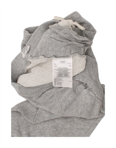 GAP Girls Graphic Tracksuit Trousers Joggers 2-3 Years Grey Cotton BE05 - Picture 3 of 4