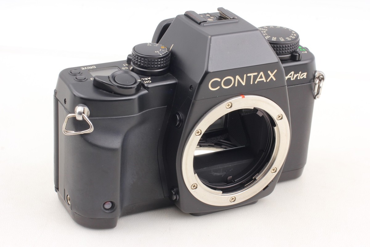 Lens Top MINT] Contax Aria 35mm SLR Film Camera Planar 50mm