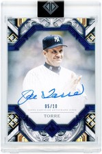 Autographed Joe Torre Yankees Baseball Slabbed Card Item#14603492 COA