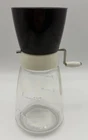Vintage Federal Housewares 76 Glass & Brown Nut Spice Chopper Grinder w/ No Lid