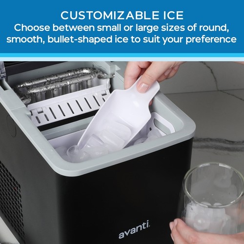 Arbeitsplatte Eismaschine 26 Pfund Kugel Eis Produktion Kompakt Selbstreinigend Eismaschine - Bild 9 von 16