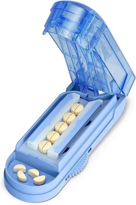 Pill Cutter Splitter for Small and Tiny Pills, Professional Adjustable Pill C...