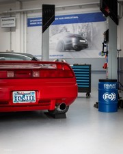 FOX Edelstahl Sportauspuff quer re li je 1x100mm für Honda NSX Acura Coupe 3.0l