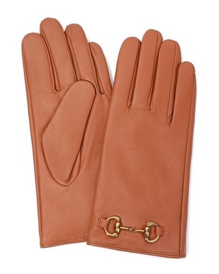 Tiffany & Fred Paris Cashmere-Lined Leather Gloves Women's