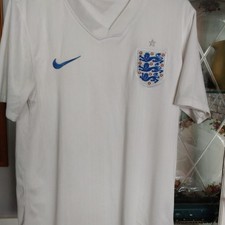 Nike England Home Football Shirt White Size S Adults Short Sleeve With 1 Star