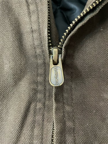Carhartt Brown Denim Jacket Kids XXS 4t 5 - Picture 4 of 11