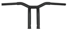 Burly Brand 10" Rise 1" Dominator Raked TBW Handlebar 18+ FX/FL/XL B12-6051SB