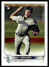 2022 Topps Series 2 Matt Brash Rookie Seattle Mariners #561