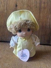 VTG Precious Moments Hi Babies Samuel Butcher Enesco Doll 1988 yellow rain coat