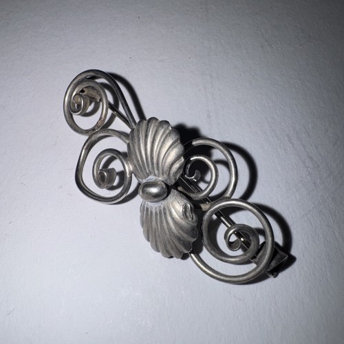 Dänemark Hermann Siersbol 925 Sterling Silber Brosche - Antiker Vintage Schmuck - Bild 2 von 7