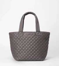 MZ WALLACE - Medium Metro Tote Magnet Gray Color NWT Dust Bag