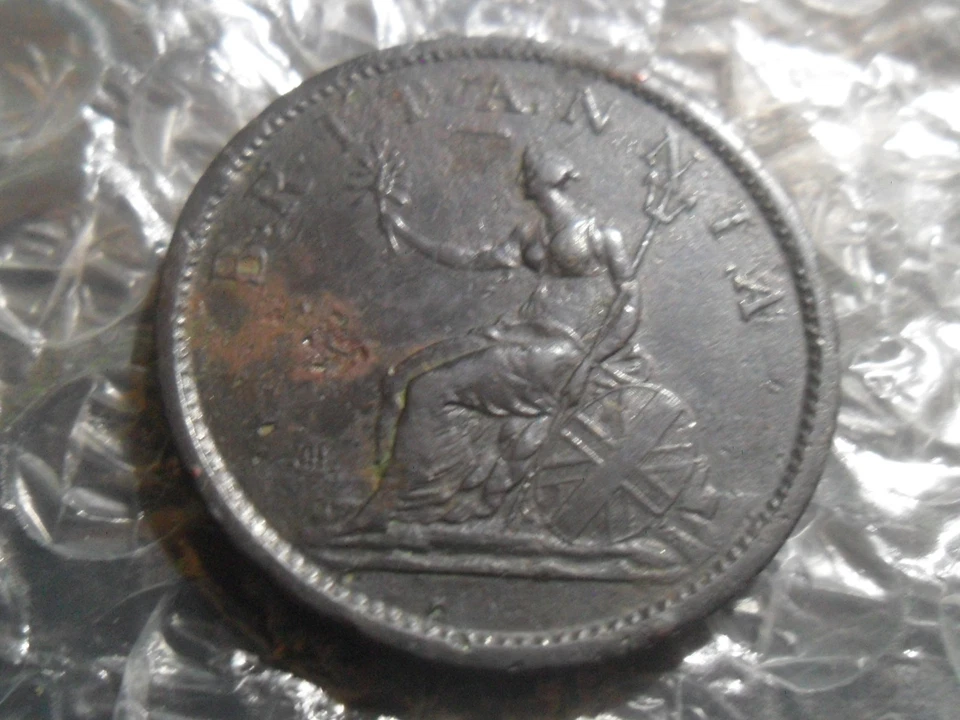 1806 George III penny. - Image 3 of 3