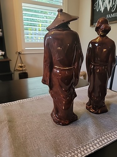 Vintage MCM Ceramic Chinese Figures - Picture 9 of 12