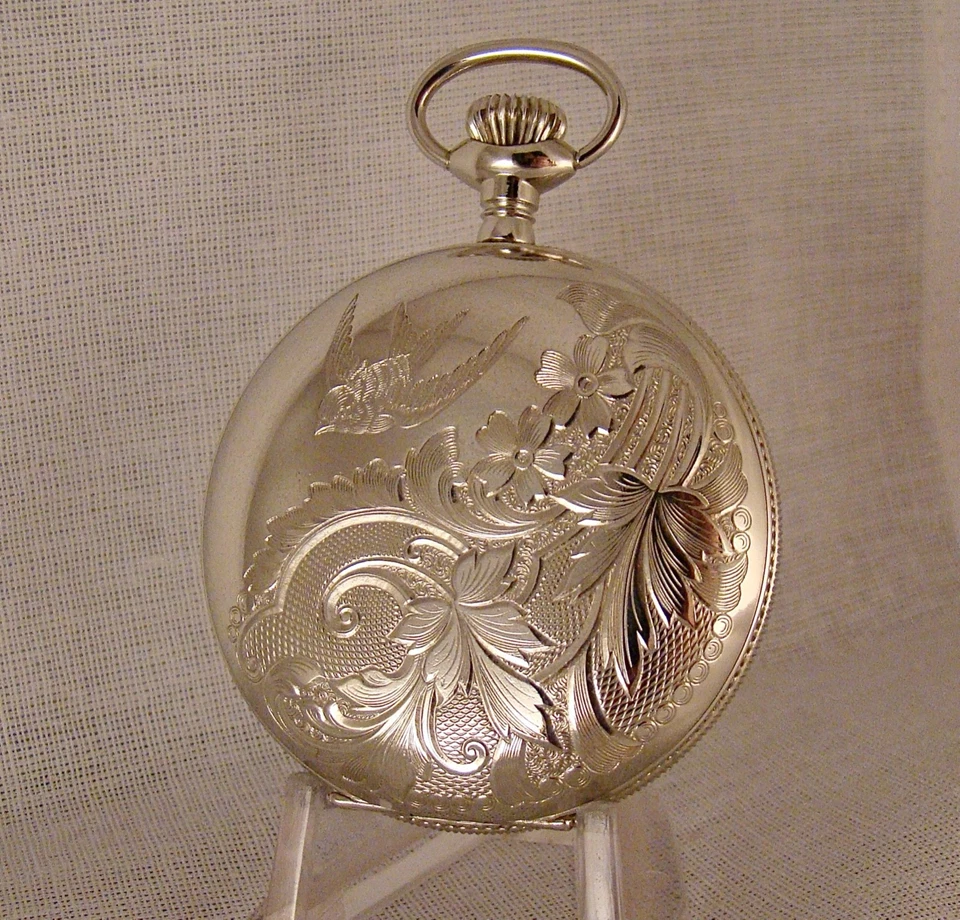 117 YEARS OLD SOUTH BEND 17j SILVERODE HUNTER CASE SIZE 16s POCKET WATCH - Image 2 of 4