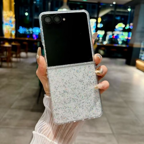 For Samsung Z flip7/6/5 Motorola Razr 50/60 Ultra Bling Women Girl Phone CaseTPU - Picture 7 of 11