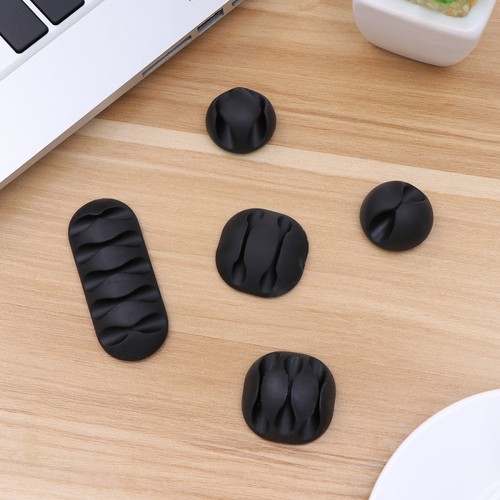 20 Pcs Winder Set Self Adhesive Cable Clips Management Cord Organizer - Afbeelding 3 van 12