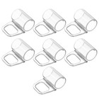 7 Pcs Curtain Headrail Clip Clear Plastic Valance Retainer Clips