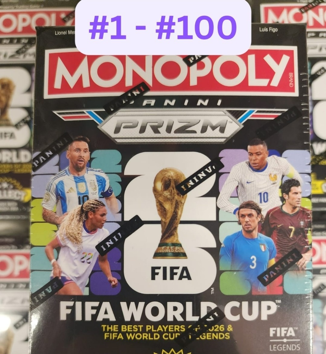 2026 Panini FIFA Monopoly Prizm World Cup #1 - #100 *YOU PICK