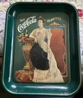 Vintage Set Of 4 Coca Cola Metal Serving Trays
