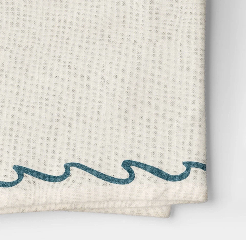 🥥 Threshold Coastal 2pk Solid Napkins Blue Wave 18” X 18”🆕LOT OF 4‼️ - Image 3 of 4