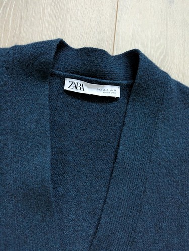 Oversized Cardigan in petrolblau von Zara NEU - Bild 6 von 10