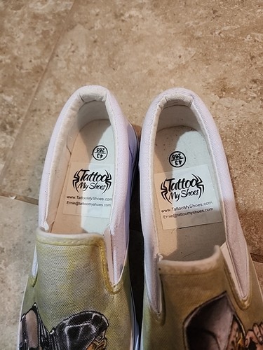 Tattoo My Shoes Mk "Scorpion "Sneakers Size 9 - Picture 4 of 12