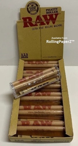 RAW Rolling Papers PHATTY ROLLER 125mm xtra PHAT Size Cigar Wrap Rolling Machine - Picture 2 of 2