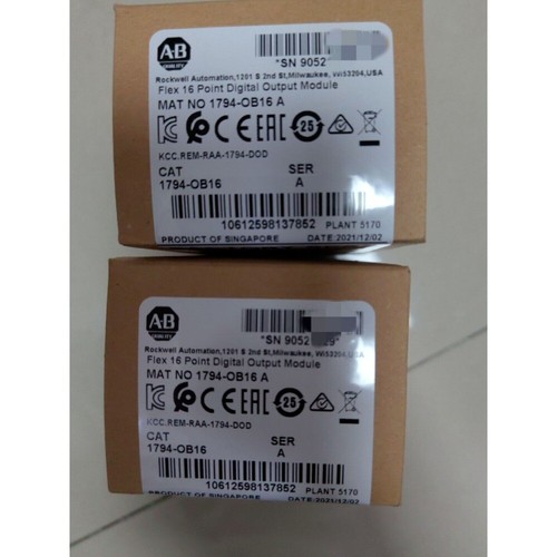 New Allen-Bradley 1794-OB16 FLEX 16-Point Digital Output Module PLC US Free Tax - Picture 2 of 2