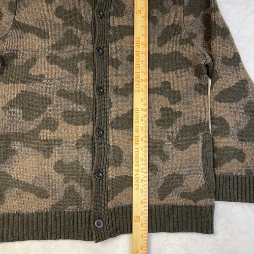 Pendleton Men's L Cardigan Full Button Sweater Wool Blend Camouflage Camo - Picture 4 of 8