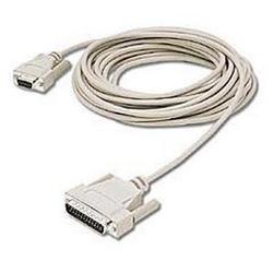 jjj 「ggg 」 6ft (1.8m) DB25 Male to DB9 Female Serial RS232 Null Modem