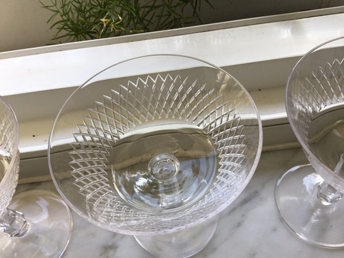 Schönes FINE ARTS Royal Diamond Kristall Stielzeug Champagner Coupé - 6 verfügbar - Bild 7 von 10