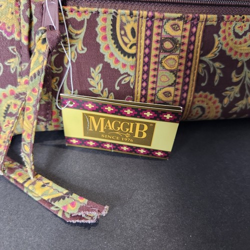 Maggi B French Country Zip Around Paisley Wallet Wristlet - Picture 4 of 10