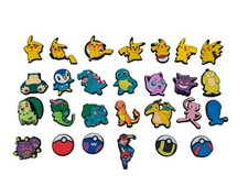 27 Croc Shoe Charms Pokemon New SET of 27