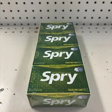 Xlear Spry Sugar-Free Gum - Natural Spearmint 10 Pc/20 Boxes Box BB 12/2026