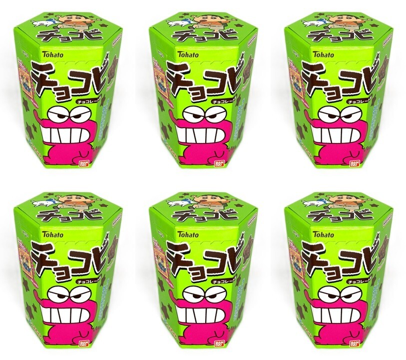 chocobi☆✳︎ Japan Corn Snack Tohato Chocobi Chocolate Flavor 25g × 6 boxes