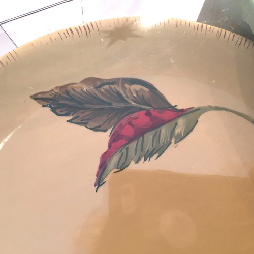 NIB SET OF 4 Tracy Porter OLIVEWOOD COLLECTION Salad Plates Yellow/Gold w/Leaves - Picture 6 of 6