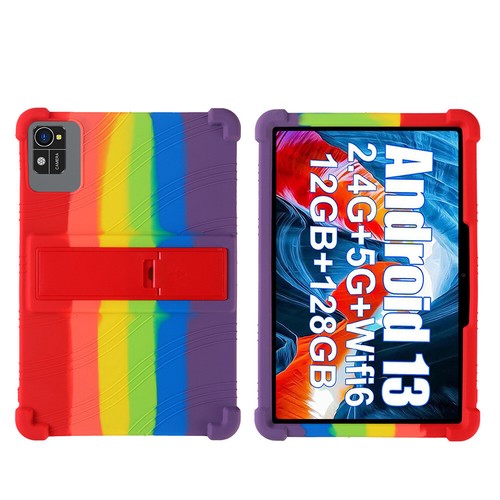 Shockproof Soft Silicone Case with Stand for Xgody 10 Inch Tablet Android 13 - Picture 16 of 28
