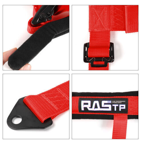 4 Point 2" Buckle Racing Car Safety Seat Belt Harness ATV UTV Go-Kart Universal - Picture 4 of 19