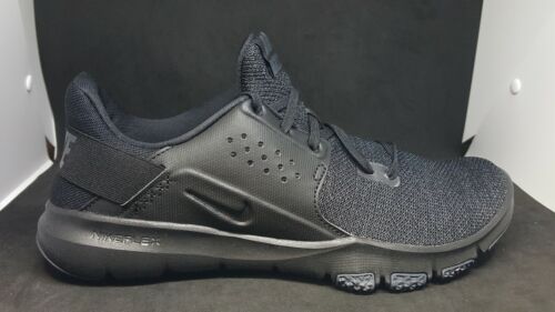 Nike Mens Flex Control 3 Training Shoes Triple Black AJ5911-002 | eBay
