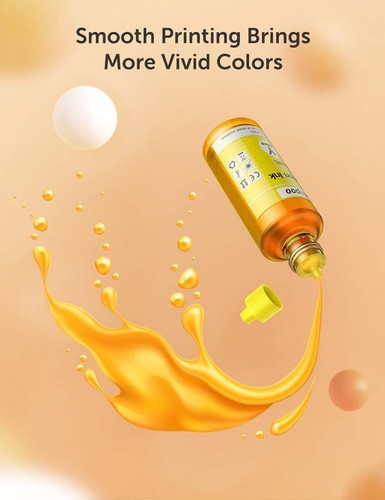 Sublimation Ink Refilled Bottles Work with C88 C88+ WF7710 ET2720 ET15000 ET2760 - Picture 4 of 6
