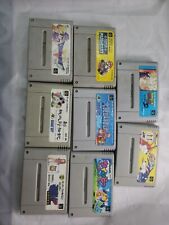 Super famicom games lot (dragonball, mario kart,Bomberman 5) japanese ships USA