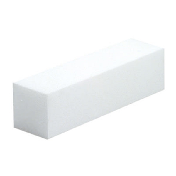 LOT DE 5 BLOC POLISSOIR BLANC PRO POUR ONGLE GEL RESINE ANTI STRIES LISSE