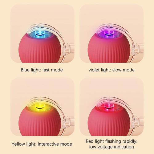Interactive Cat Toy Ball Super Drive Cat Rolling Balls with Bird Gift - Bild 15 von 18