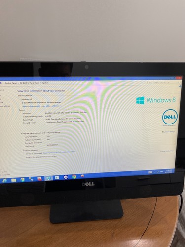 Dell Inspiron 3048 20" Windows 8.1 Pc Touchscreen (For Parts) - Picture 9 of 11