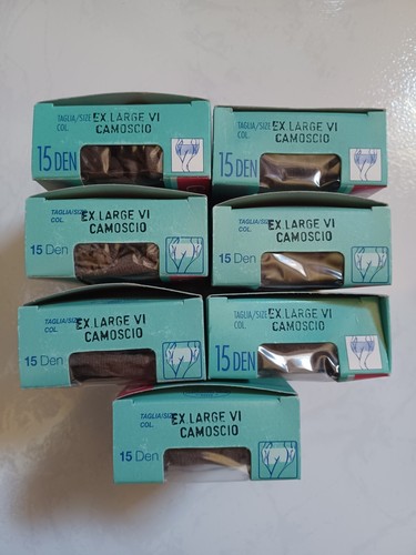 LOT 7 COLLANTS VOILE EXTRA LARGE GOLDEN LADY 15 DEN TAILLE 6 CAMOSCIO - Photo 2/2