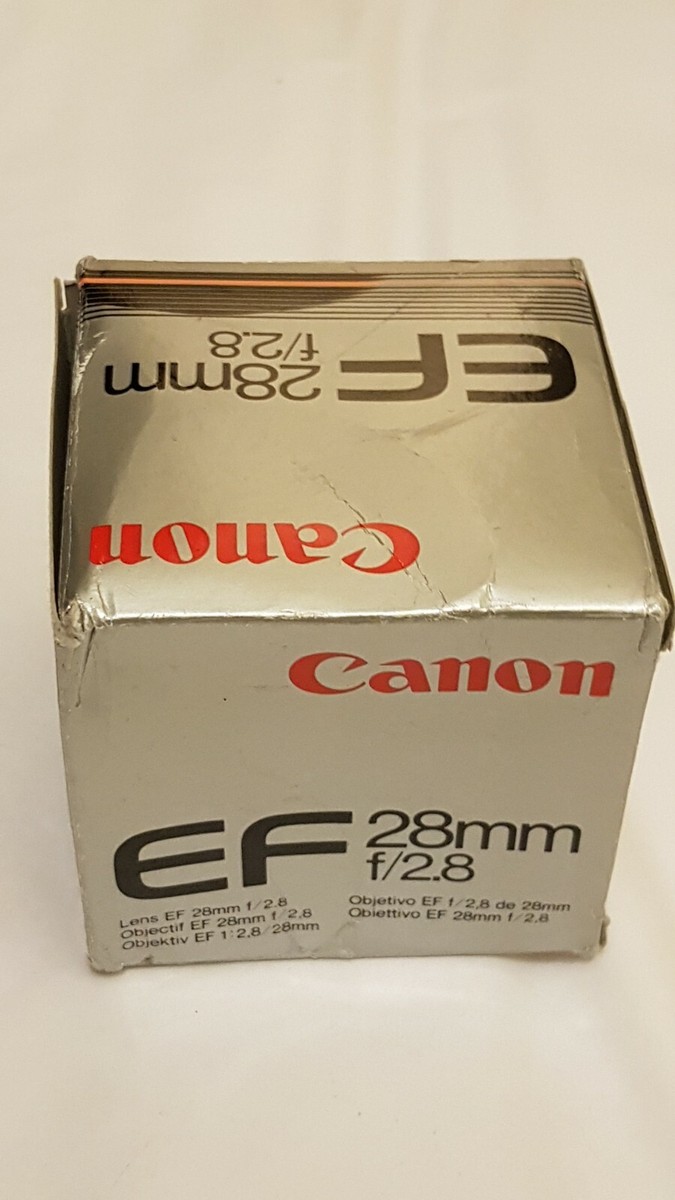 CANON ZOOM LENS EF 28mm 1:2.8 (良品） Canon EF 28mm f/2.8 Lens | eBay