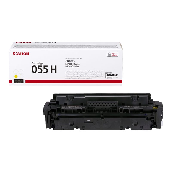 Canon 055H Toner Gelb, Bis Zu 5.900 Seiten, Hohe Ergiebigkeit-image